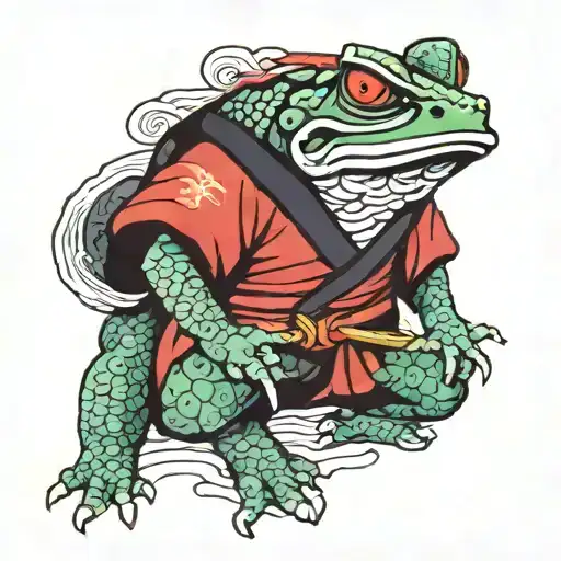Samurai Frog