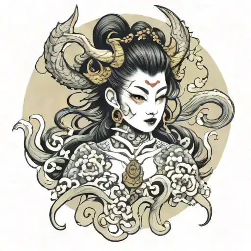 Demon Beautiful Woman