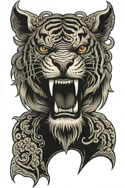 Tibetan Tiger Head