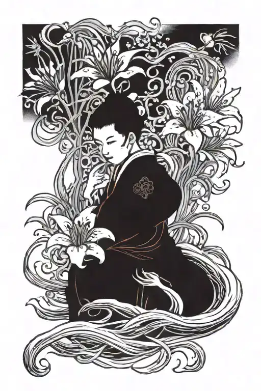 Charon Crossing Red Spider Lily