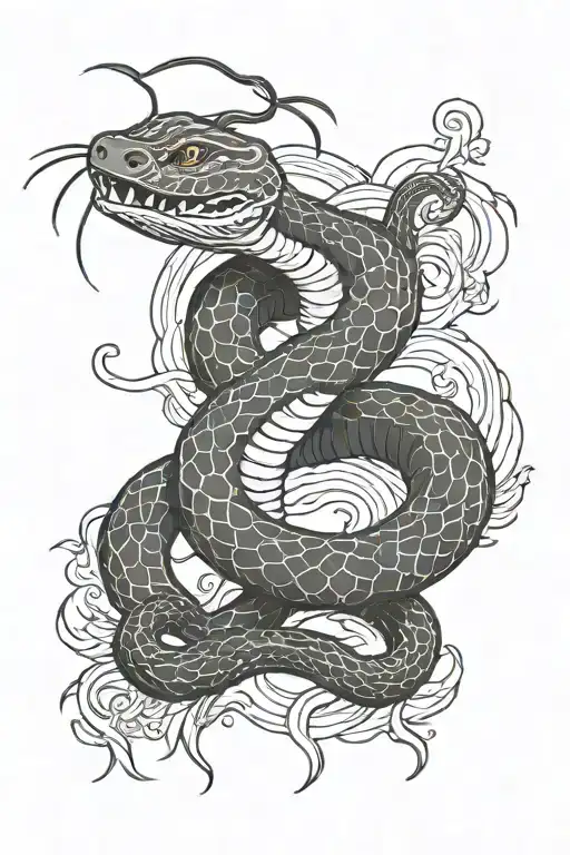 Snake Around Forearm