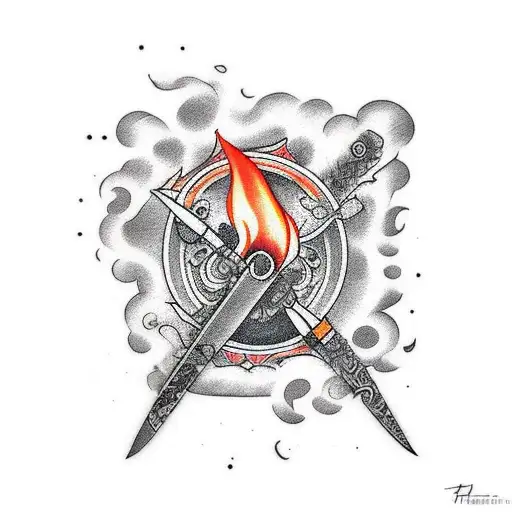 The Knife Is On Fire