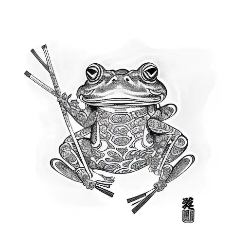 Samurai Frog