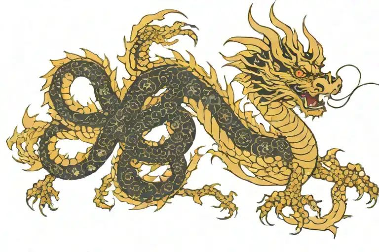 Dragon Made Of Electricity