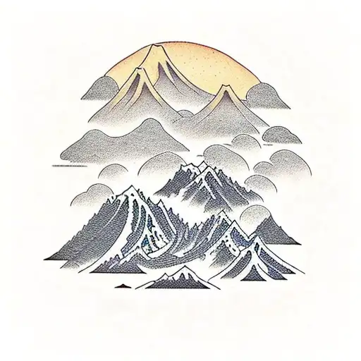 Lake Tahoe Mountains And Pacific Ocean