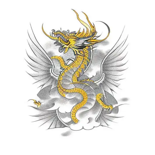 Twin Golden Dragon