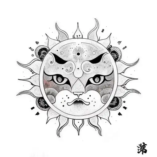 Sun And Moon Cat