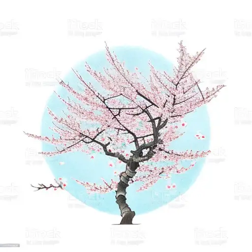 Cherry Blossom Tree With A Hidden Message In Its Branches