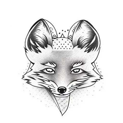 A Fox Whose Head Has Been Pierced By An Arrow