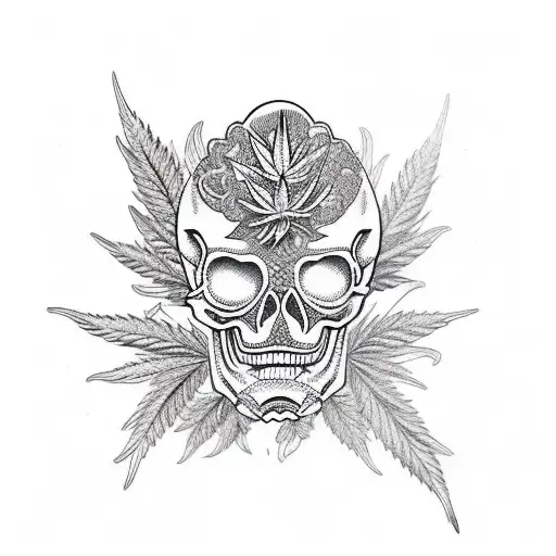 Marijuana Wild Skull
