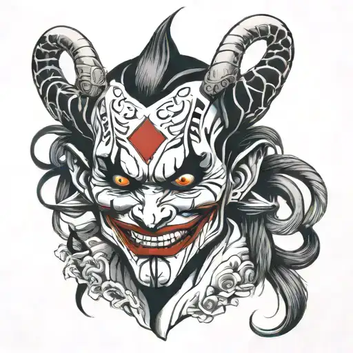 Joker Samurai Mask