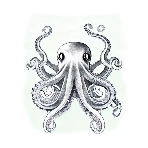 Octopus In Full Color For Forearm