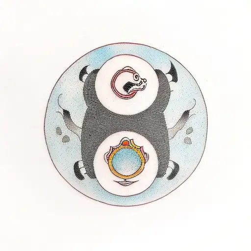 Enso Circle Puppy Paw