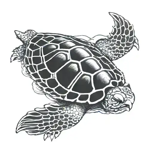 Japanese Hawaiian Turtle Laying