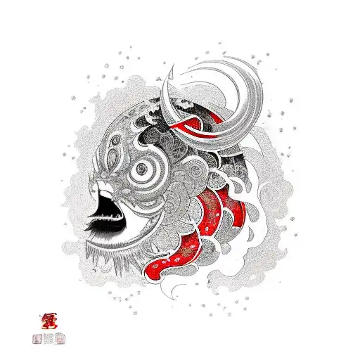 Berserk Eclipse Motive With Red And Black Background