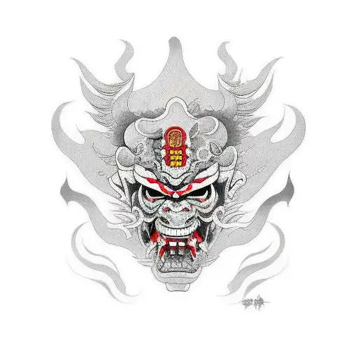 Color Oni Mask