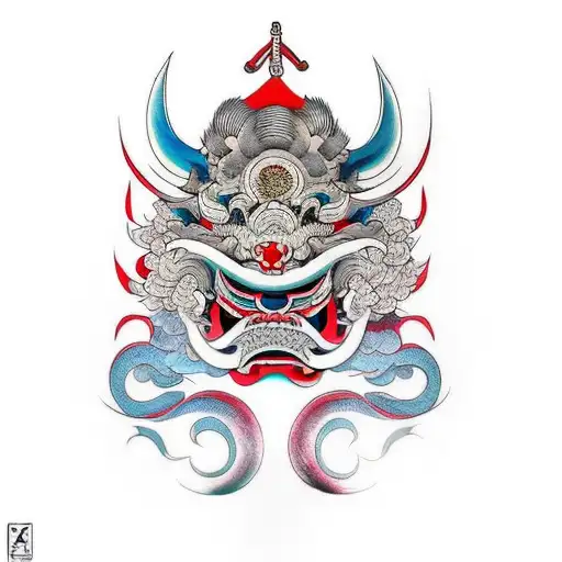 Color Oni Mask