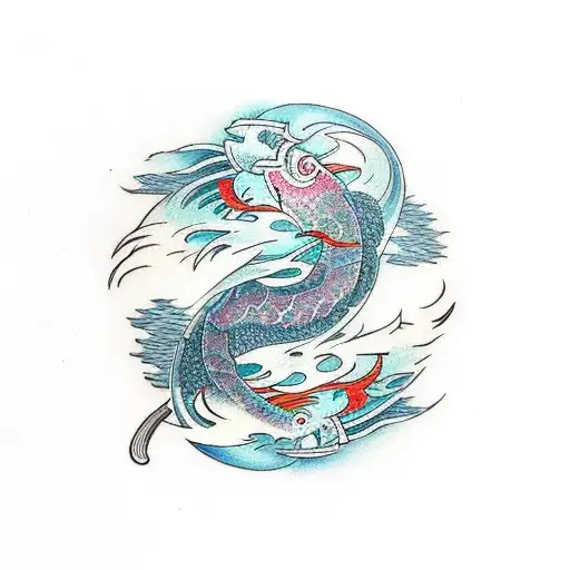 Pisces Withfire And Water