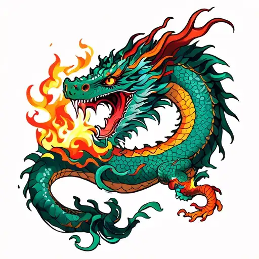 Dragon Breathing Fire