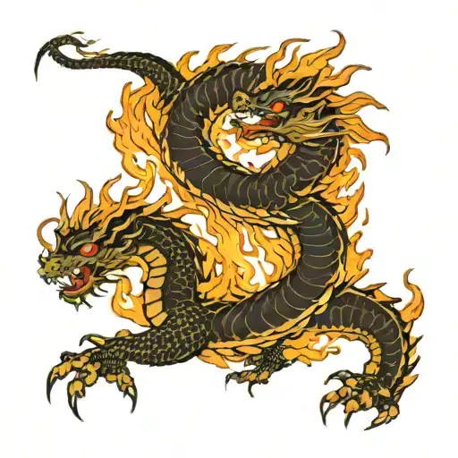 Dragon Breathing Fire