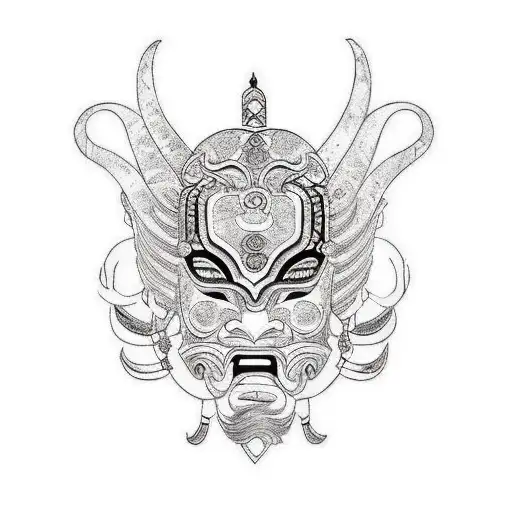 Create An Ancient History-inspired Tattoo Featuring African Masks