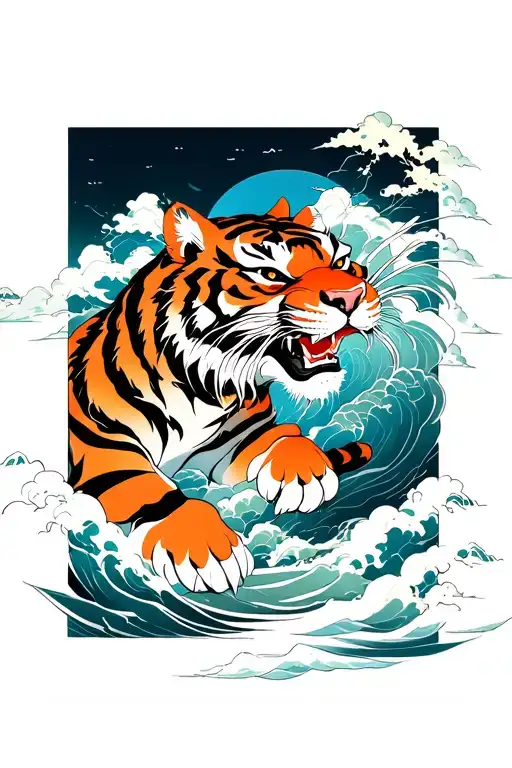 Phonix And Tiger Figth Scene