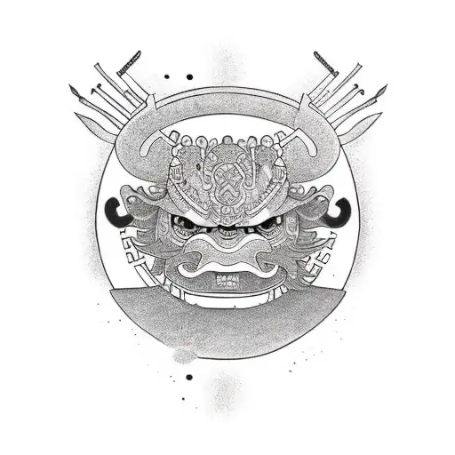 Samurai Exhales Smoke