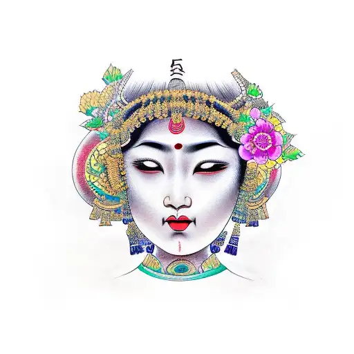 Indian Girl With Money Around