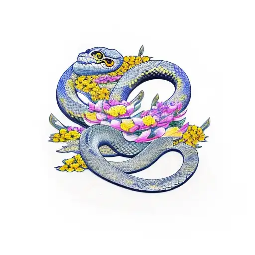 Snake Waves Hyacinth Long Flowers