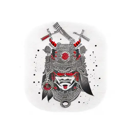 Trash Polka Black Red Samurai Raven