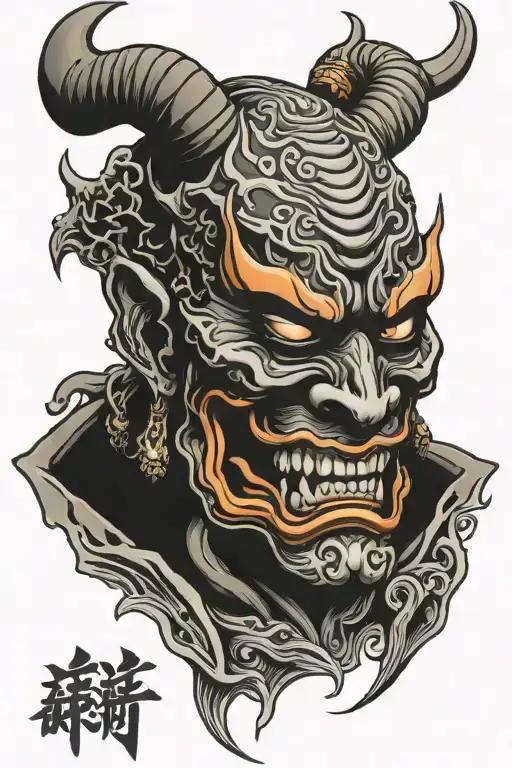 Hannya Masked Demon