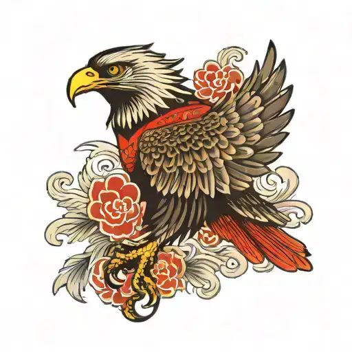 Word Bisha With Eagle