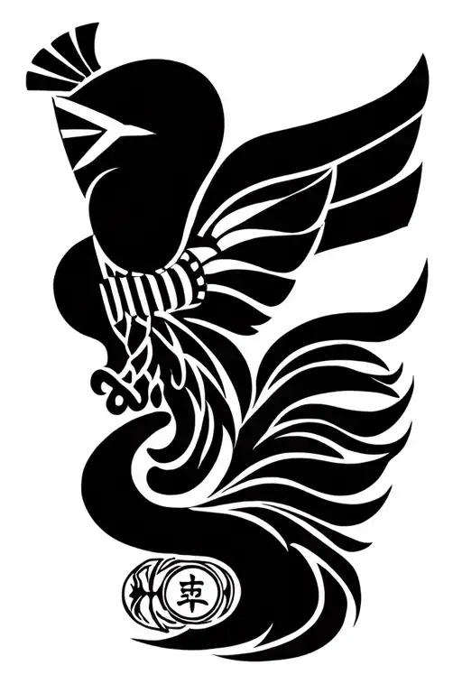 Filipino Igorot Tribal Tattoo With Philippine Flag And Air Force Logo