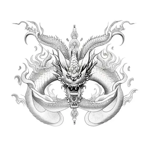 Dragon With Multiple Heads