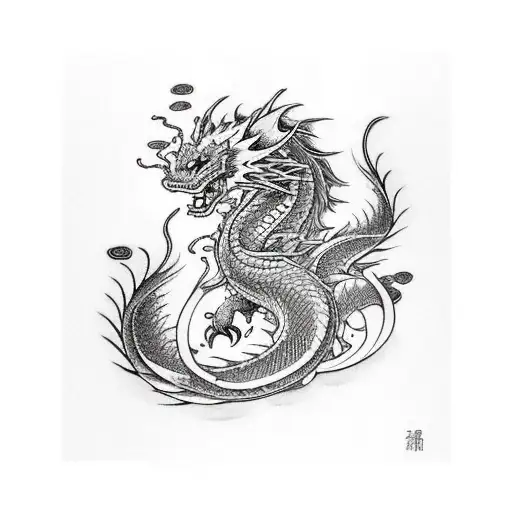 Koi Transformation Into Dragon