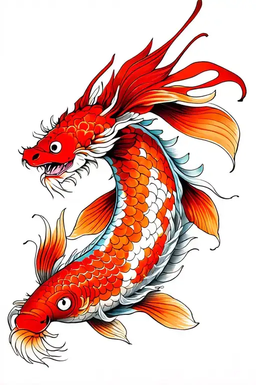 Torii Koi Dragon Fish
