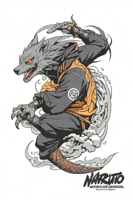 Naruto & Tokyo Ghoul Related Tatto