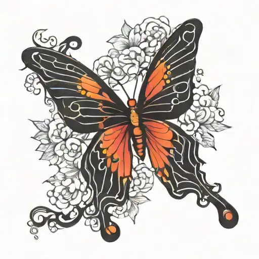 Black Butterfly Wings