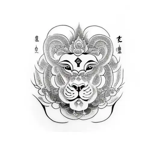 Buddha Lions