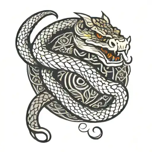 Tunder Snake Whit A Sword