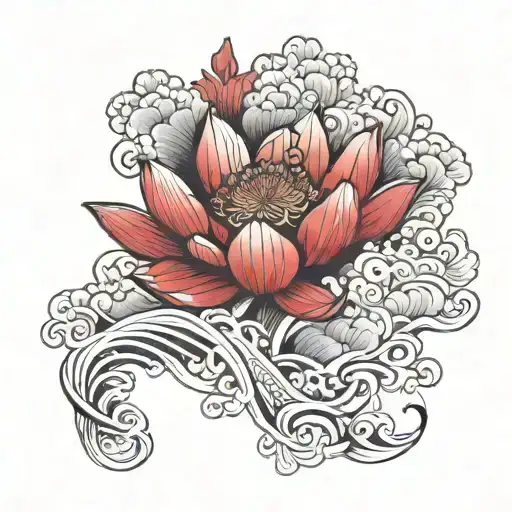 Lotus Large Blood Red