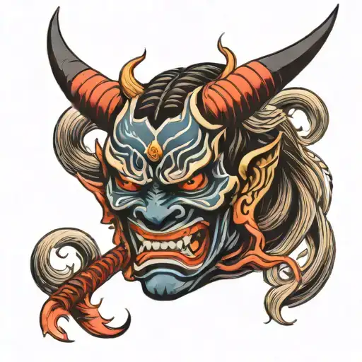 Oni Demon Mask