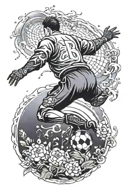 Goalkeeper Football Diving Scene