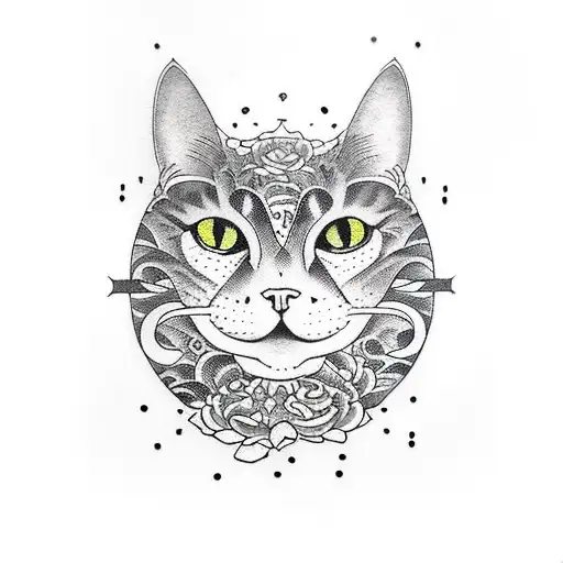 Black Cat With Knife