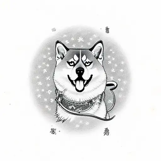 Shiba Inu Breathing Fire