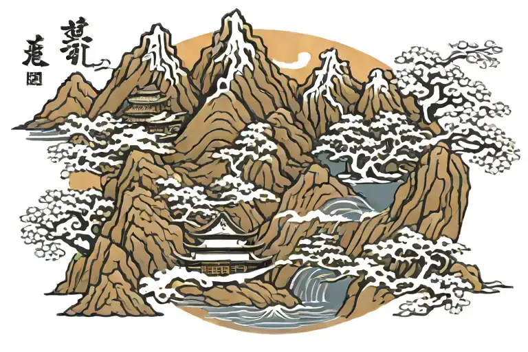 Inscription On The Mountain For Trouble