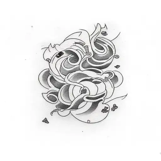 The Word Milari With A Bunch Of Kisses Tattoo