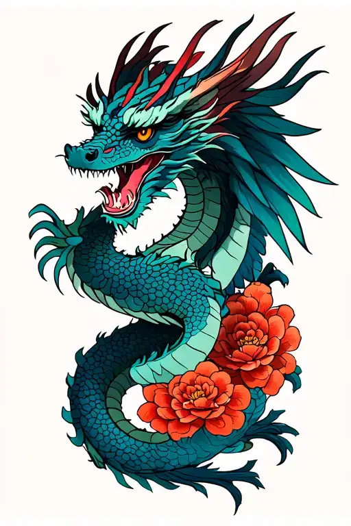 Winged Dragon Emerging