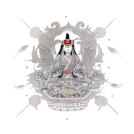 Female Gardian Angle Samuri