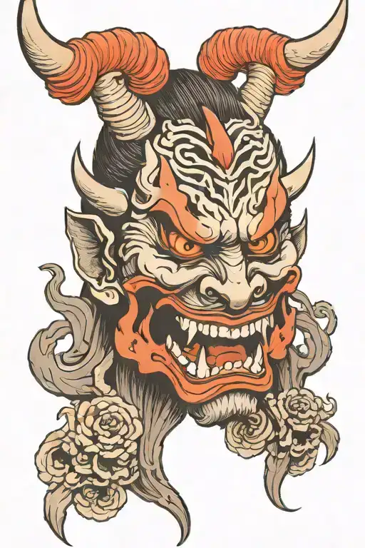 Oni Demon Mask